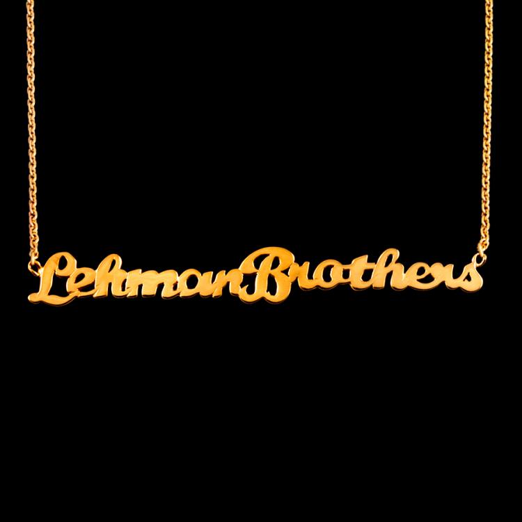 Lehman Brothers Necklace